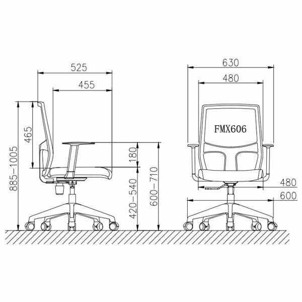 Ghế Xoay Lưới Giá Rẻ FMX606