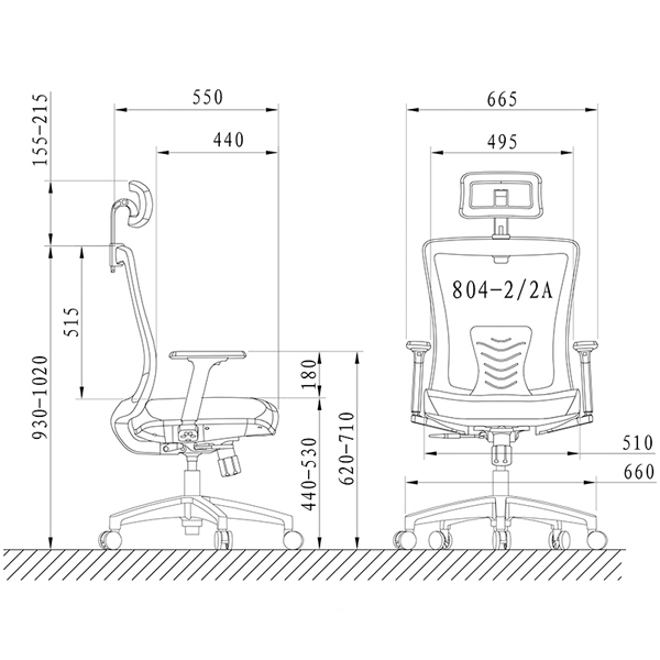 Ghế Xoay Lưới FMX804TD