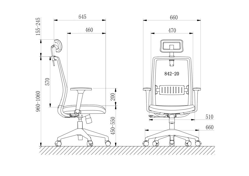 Ghế Xoay Lưới FMX842TD