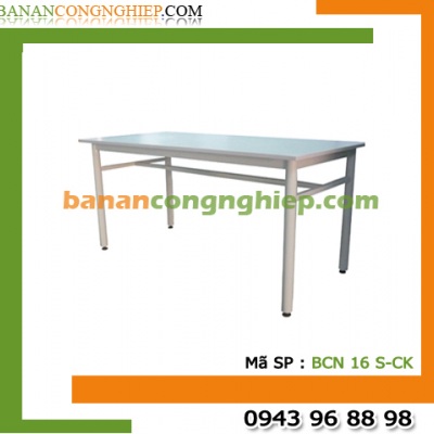 Bàn ăn công nghiệp BCN-16-S-CK