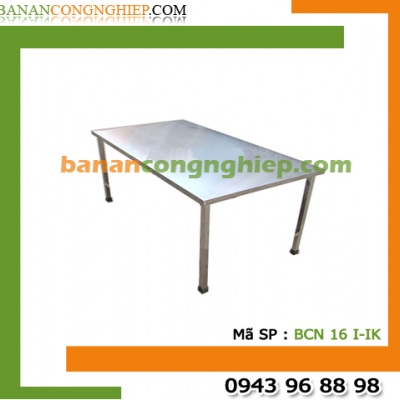 Bàn ăn công nghiệp Inox BCN-16-I-IK