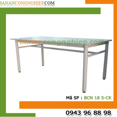 Bàn ăn công nghiệp BCN-18-S-CK