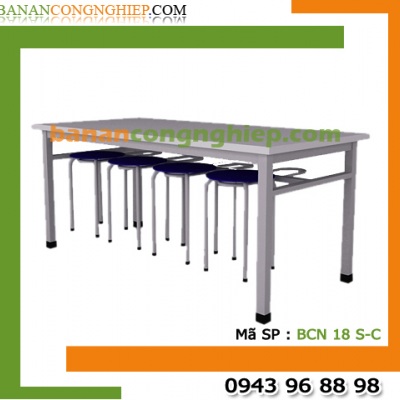 Bàn ăn công nghiệp BCN-18-S-C