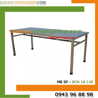 Bàn ăn công nghiệp Inox BCN-18-I-IK