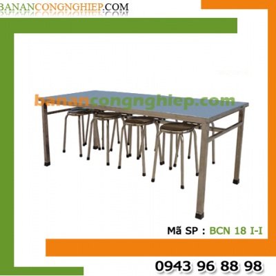 Bàn ăn công nghiệp BCN-18-I-I