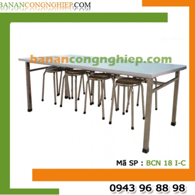 Bàn ăn công nghiệp BCN-I-C-18
